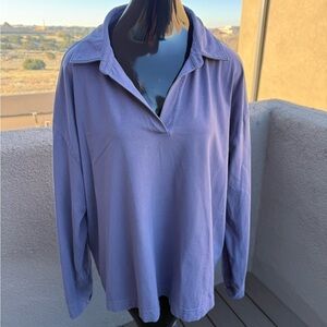 Life is Good Crusher Flex Long Sleeve Polo | Women’s XXL | Periwinkle Purple